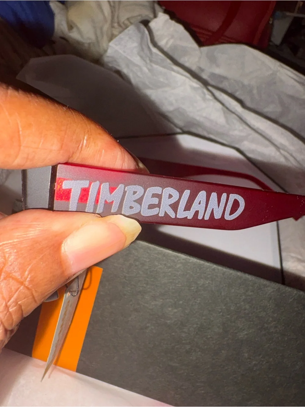 Timberland Matte Black Sunglasses with Dark Lenses
